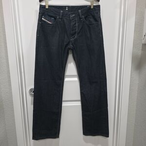 Diesel Men's Regular Straight Fit Dark Indigo Jeans